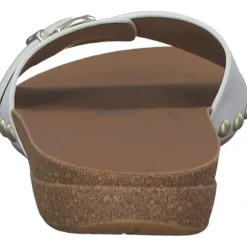 Fit Flop Iqushion Adkustable Buckle HF1, Plateau-Pantoletten, Damen, urban white