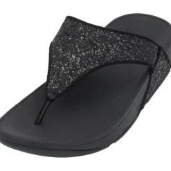 Fit Flop Lulu Glitter X03, Badeschuhe, Damen, Schwarz