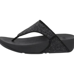 Fit Flop Lulu Glitter X03, Badeschuhe, Damen, Schwarz
