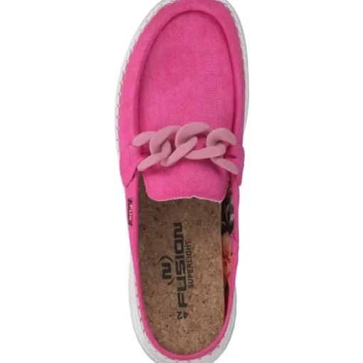 Fusion Ella, Plateau-Pantoletten, Damen, Pink