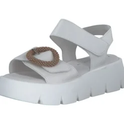 Gabor 64.754, Keilsandaletten, Damen, latte(buckle:natur
