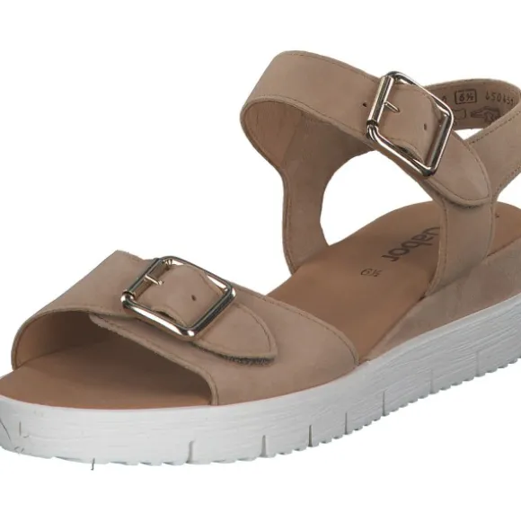 Gabor 24.770, Keilsandaletten, Damen, caramel