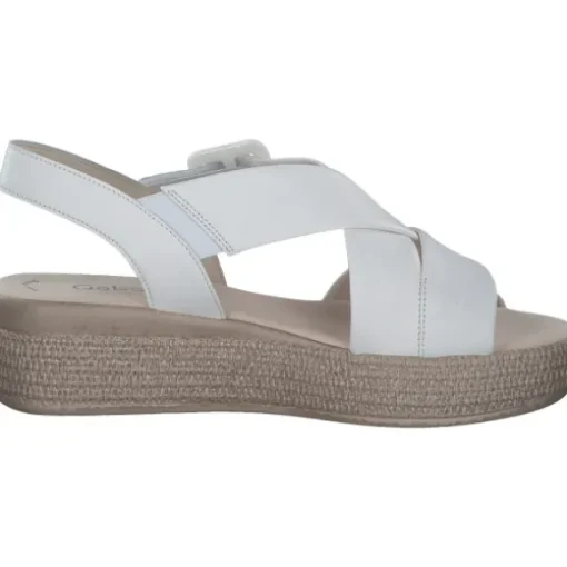 Gabor 64.572, Keilsandaletten, Damen, LATTE