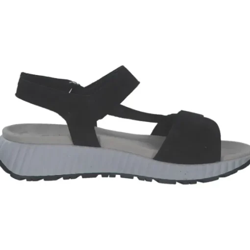 Gabor 64.582, Keilsandaletten, Damen, schwarz