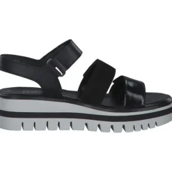 Gabor 44.620, Keilsandaletten, Damen, Schwarz