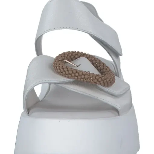 Gabor 64.754, Keilsandaletten, Damen, latte(buckle:natur