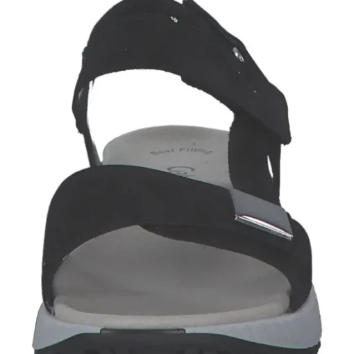 Gabor 64.582, Keilsandaletten, Damen, schwarz