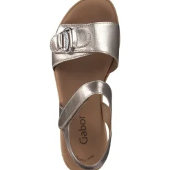 Gabor 44.554, Keilsandaletten, Damen, puder