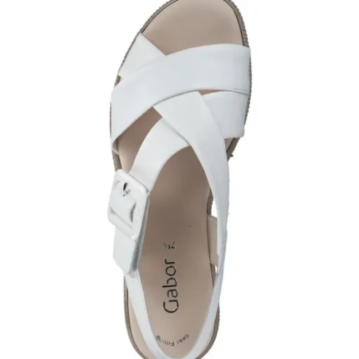 Gabor 64.572, Keilsandaletten, Damen, LATTE
