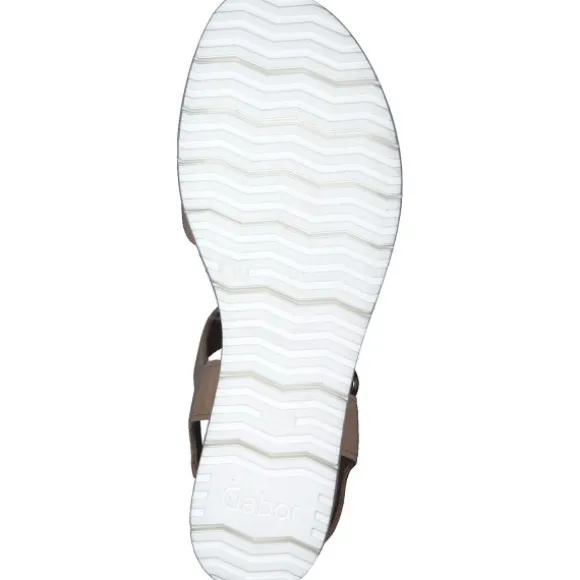 Gabor 24.770, Keilsandaletten, Damen, caramel