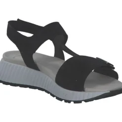 Gabor 64.582, Keilsandaletten, Damen, schwarz