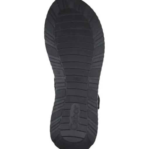 Gabor 64.582, Keilsandaletten, Damen, schwarz