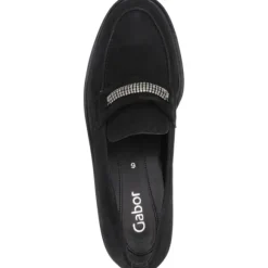 Gabor 35.212, Mokassins, Damen, Schwarz