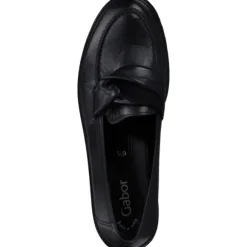 Gabor 25.242, Mokassins, Damen, SCHWARZ (SCHWARZ)