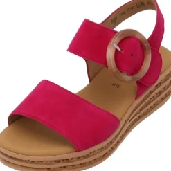 Gabor 44.550, Plateau-Sandaletten, Damen, pink
