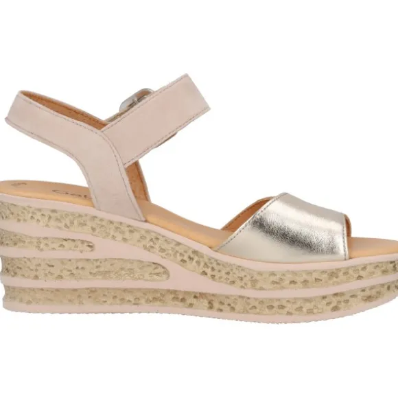 Gabor 44.651, Plateau-Sandaletten, Damen, puder/rouge
