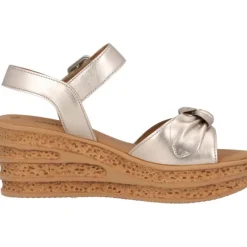 Gabor 44.653, Plateau-Sandaletten, Damen, puder (Kork/creme)