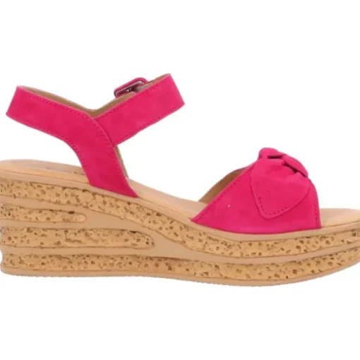 Gabor 24.653, Plateau-Sandaletten, Damen, pink