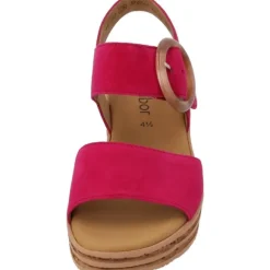 Gabor 44.550, Plateau-Sandaletten, Damen, pink