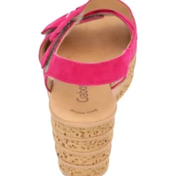 Gabor 24.653, Plateau-Sandaletten, Damen, pink