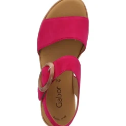 Gabor 44.550, Plateau-Sandaletten, Damen, pink