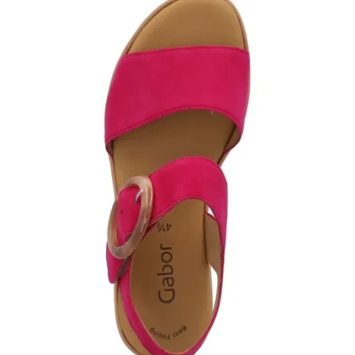 Gabor 44.550, Plateau-Sandaletten, Damen, pink