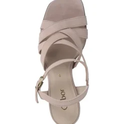 Gabor 21.781, Plateau-Sandaletten, Damen, rouge