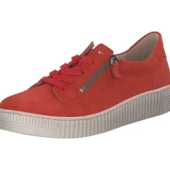Gabor 43.334, Schnürschuhe, Damen, pumpkin (rot)