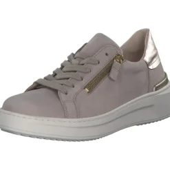 Gabor 23.280.12, Schnürschuhe, Damen, leinen/puder(gold)