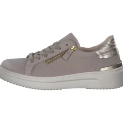 Gabor 23.280.12, Schnürschuhe, Damen, leinen/puder(gold)