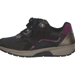 Gabor 56.878.63, Schnürschuhe, Damen, schwarz/choco/berry
