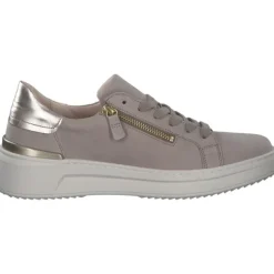 Gabor 23.280.12, Schnürschuhe, Damen, leinen/puder(gold)