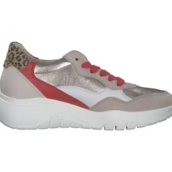 Gabor 63.451, Schnürschuhe, Damen, beige-flame-kombi