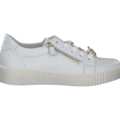 Gabor 63.339, Schnürschuhe, Damen, Weiß Beige