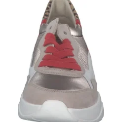 Gabor 63.451, Schnürschuhe, Damen, beige-flame-kombi