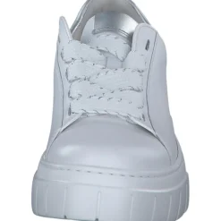 Gabor 63.222, Schnürschuhe, Damen, weiss/silber