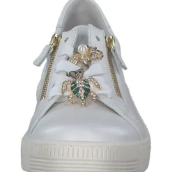 Gabor 63.339, Schnürschuhe, Damen, Weiß Beige