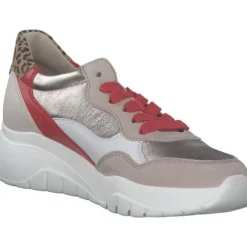 Gabor 63.451, Schnürschuhe, Damen, beige-flame-kombi