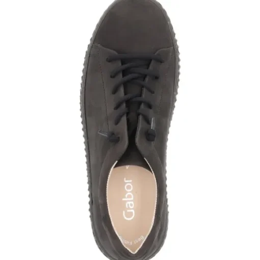 Gabor 43.331, Schnürschuhe, Damen, Grau