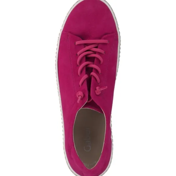 Gabor 23.331, Schnürschuhe, Damen, pink (beige)