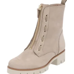 Gabor 91.716, Schnürstiefeletten, Damen, Grau (leinen)