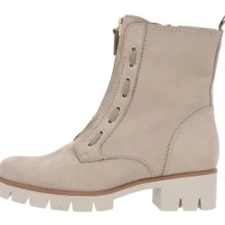 Gabor 91.716, Schnürstiefeletten, Damen, Grau (leinen)