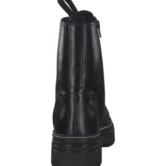 Gabor 71.721, Schnürstiefeletten, Damen, schwarz (gold)