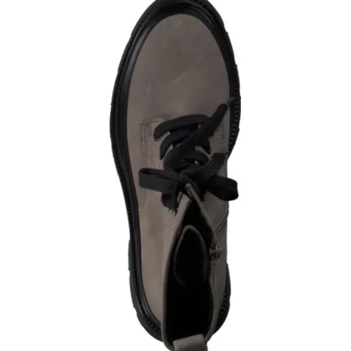 Gabor 91.831, Schnürstiefeletten, Damen, fango/schwarz