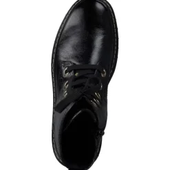 Gabor 71.721, Schnürstiefeletten, Damen, schwarz (gold)