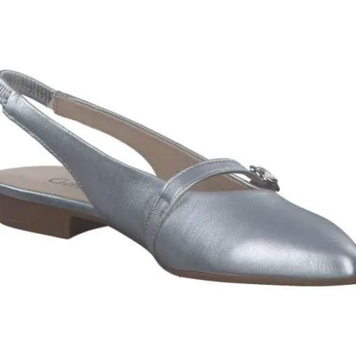 Gabor 61.530, Sling-Ballerinas, Damen, Silber