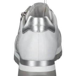 Gabor 46.355, Sneakers Low, Damen, Weiß (Weiss/Silber/Creme)