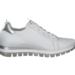 Gabor 46.355, Sneakers Low, Damen, Weiß (Weiss/Silber/Creme)