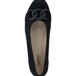 Gabor Comfort 42.625, Ballerinas, Damen, dark-blue (uni)