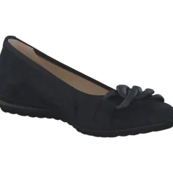 Gabor Comfort 42.625, Ballerinas, Damen, dark-blue (uni)
